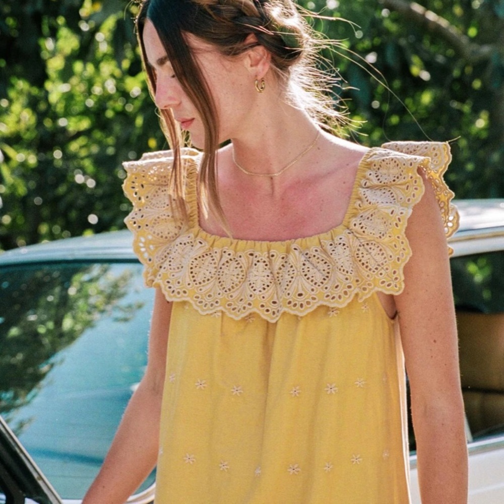 (ON HOLD) NWT Christy Dawn Mairin Dress in Chamomile